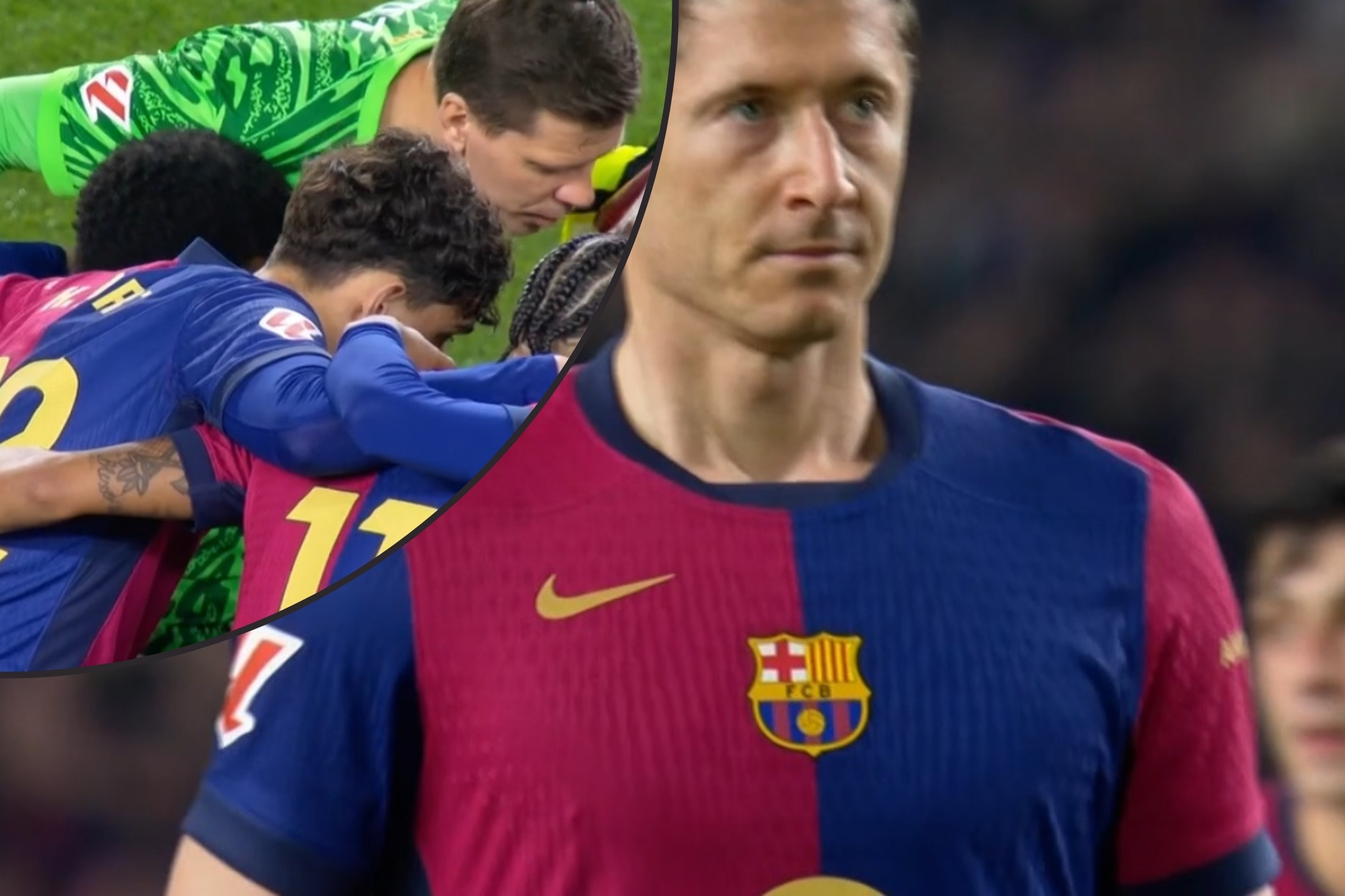 Gol Lewandowskiego i piękna parada Szczęsnego. Barcelona - Rayo