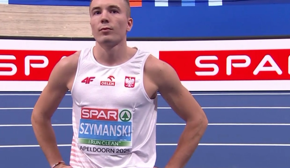 Jakub Szymański halowym mistrzem Europy - Lekkoatletyka